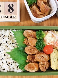 えのきの豚ロース巻き弁当 21/9.28-レシピのメイン写真