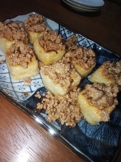 揚げ焼き豆腐 豚ダレがけ-レシピのメイン写真