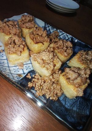 揚げ焼き豆腐 豚ダレがけ-レシピのメイン写真