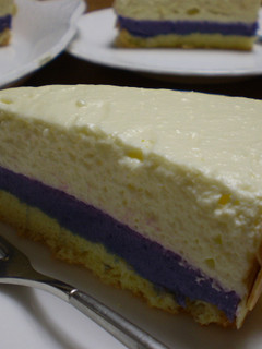 紫芋のレアチーズケーキ-レシピのメイン写真