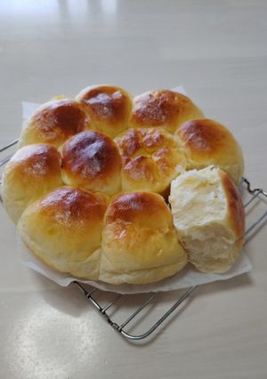 合間で作るミルクちぎりぱん-レシピのメイン写真