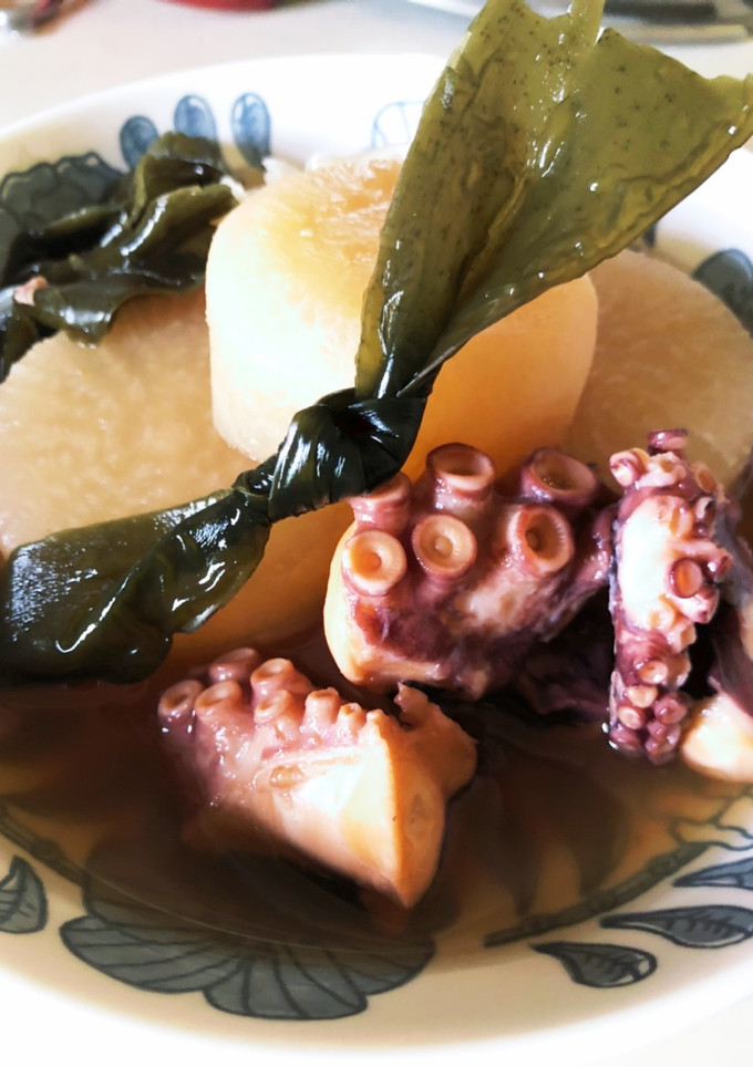 圧力鍋で簡単♡タコと大根のおでん風煮物-レシピのメイン写真