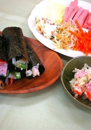 やさい海苔手巻き-レシピのメイン写真