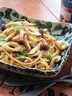 おうち居酒屋★ちくわのピリ辛カレーパスタ-レシピのメイン写真