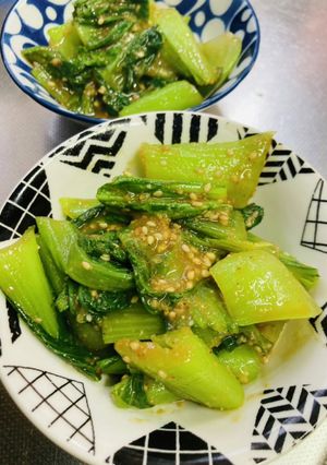 チンゲンサイの胡麻和え-レシピのメイン写真