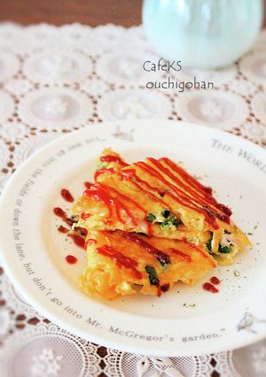 卵焼きバリエ＊色が綺麗なハムコーン-レシピのメイン写真