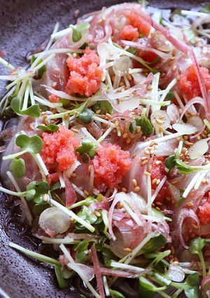 鯛の明太カルパッチョ-レシピのメイン写真