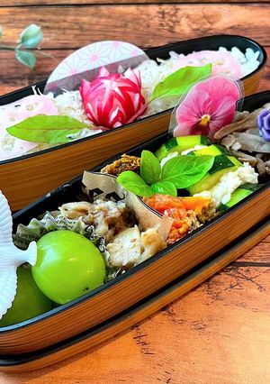 長月28　あり合わせ　女子高生　秋弁当-レシピのメイン写真