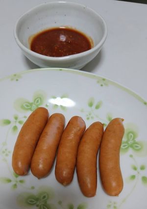 簡単！ウインナーに♪ケチャップマスタード-レシピのメイン写真