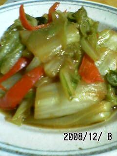 #~白菜のピリ辛中華味噌炒め~#-レシピのメイン写真