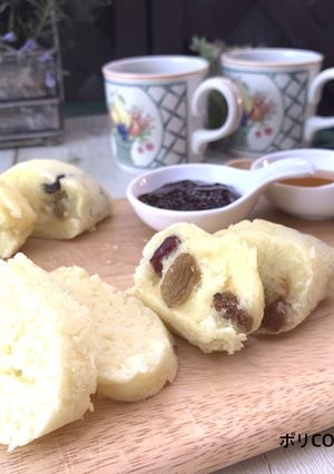 ふわっふわ 防災『ポリCOOK蒸しパン』-レシピのメイン写真