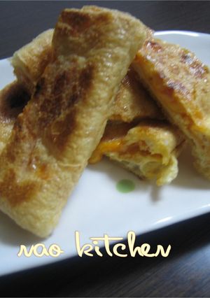 おあげピザ✿油揚げのトマトチーズサンド✿-レシピのメイン写真