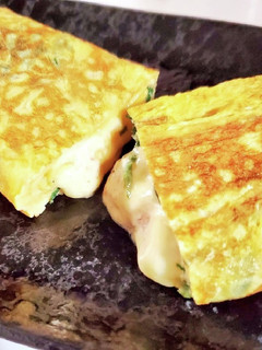 梅マヨチーズ&大葉の卵焼き-レシピのメイン写真