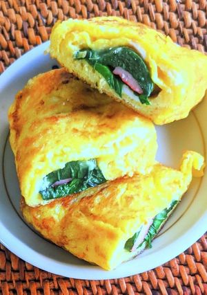 カニカマ入り卵焼き-レシピのメイン写真