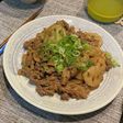 牛コマ肉と蓮根のピリ辛炒め