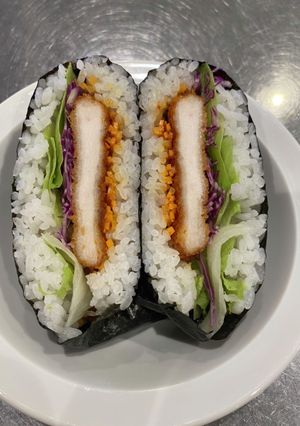 チキンカツのおにぎらず-レシピのメイン写真