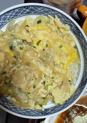 超カンタン！業スーねぎま串で親子丼-レシピのメイン写真