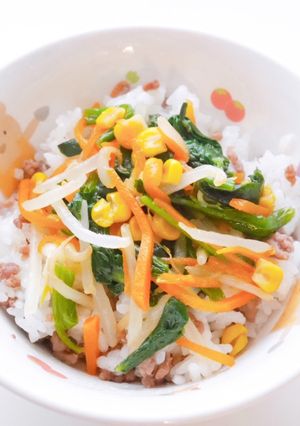 保育園給食ビビンバ　レシピ-レシピのメイン写真