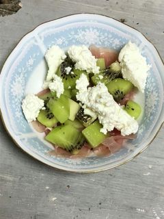 生ハムとカッテージチーズのデザート-レシピのメイン写真