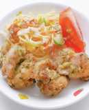 保育園給食のり塩唐揚げレシピ