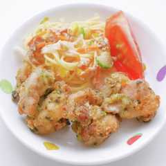 รูปของ 保育園給食のり塩唐揚げレシピ