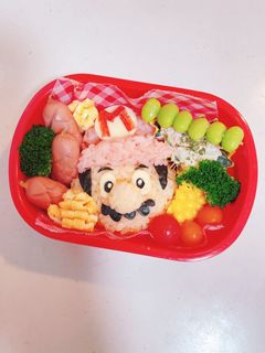 マリオ キャラ弁-レシピのメイン写真