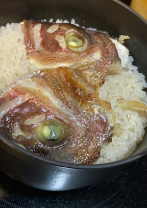 ストウブ ココハンM♪簡単＆美味♡鯛めし-レシピのメイン写真