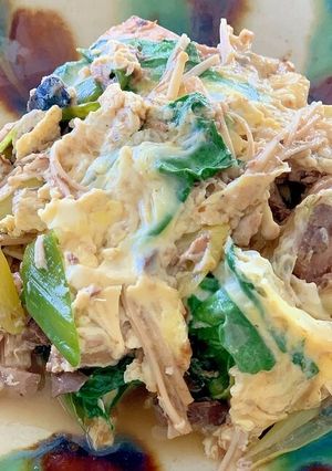 栄養たっぷり子ども喜ぶ♪鯖缶の野菜卵とじ-レシピのメイン写真