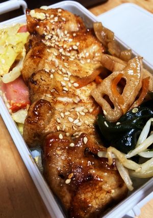 生姜焼き弁当、高校生-レシピのメイン写真