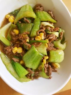 簡単!豚ひき肉の中華炒め-レシピのメイン写真