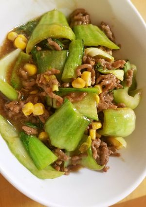 簡単!豚ひき肉の中華炒め-レシピのメイン写真