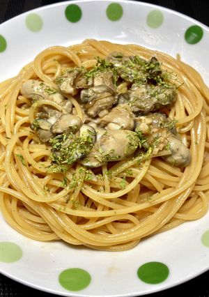 牡蠣のオイスターソースパスタ-レシピのメイン写真