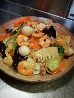 海老とイカの中華丼w❨(@≧↺≦@)❩ノ-レシピのメイン写真