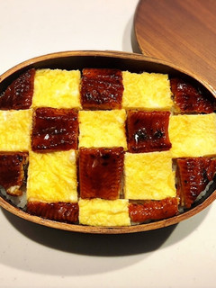 のっけ弁当2021.09.29鰻市松模様-レシピのメイン写真