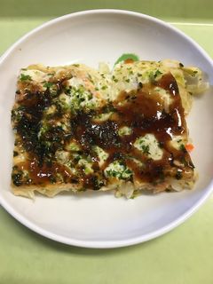 【保育園給食】そうめんのお好み焼き-レシピのメイン写真