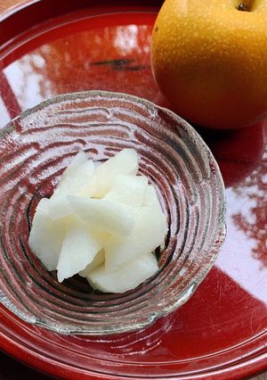 梨の甘酒ピクルス-レシピのメイン写真