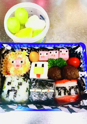 マイクラキャラ弁-レシピのメイン写真