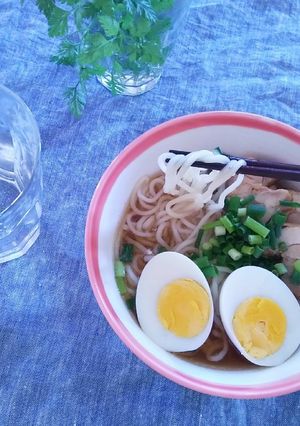 自家製鶏ガラスープで◎ラーメン風煮麺-レシピのメイン写真