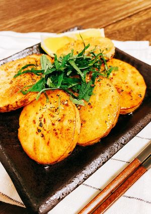 長芋のステーキ♡めんつゆバターソース-レシピのメイン写真