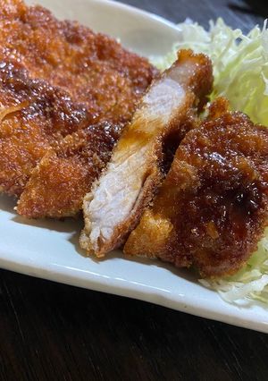 ソースカツ／七尾市学校給食-レシピのメイン写真