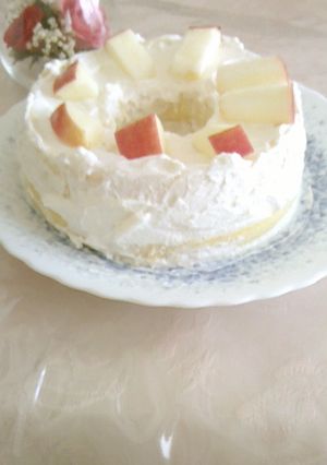 シフォンケーキのデコレーションのレシピ-レシピのメイン写真