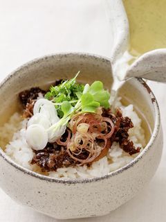 たっぷり山椒の牛しぐれ冷やし茶漬け-レシピのメイン写真