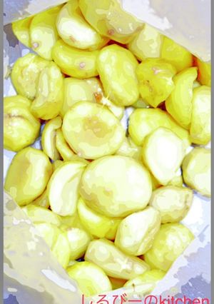 栗ご飯等に！栗を黄色くする下処理のやり方-レシピのメイン写真