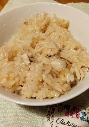 保育園給食★きのこの炊き込みご飯-レシピのメイン写真