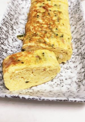 ゴーヤチャンプルの卵焼き-レシピのメイン写真
