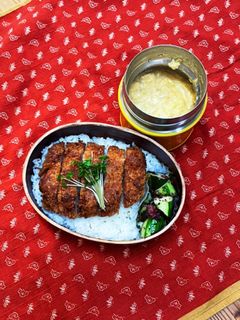 カツ丼弁当〜娘と息子-レシピのメイン写真