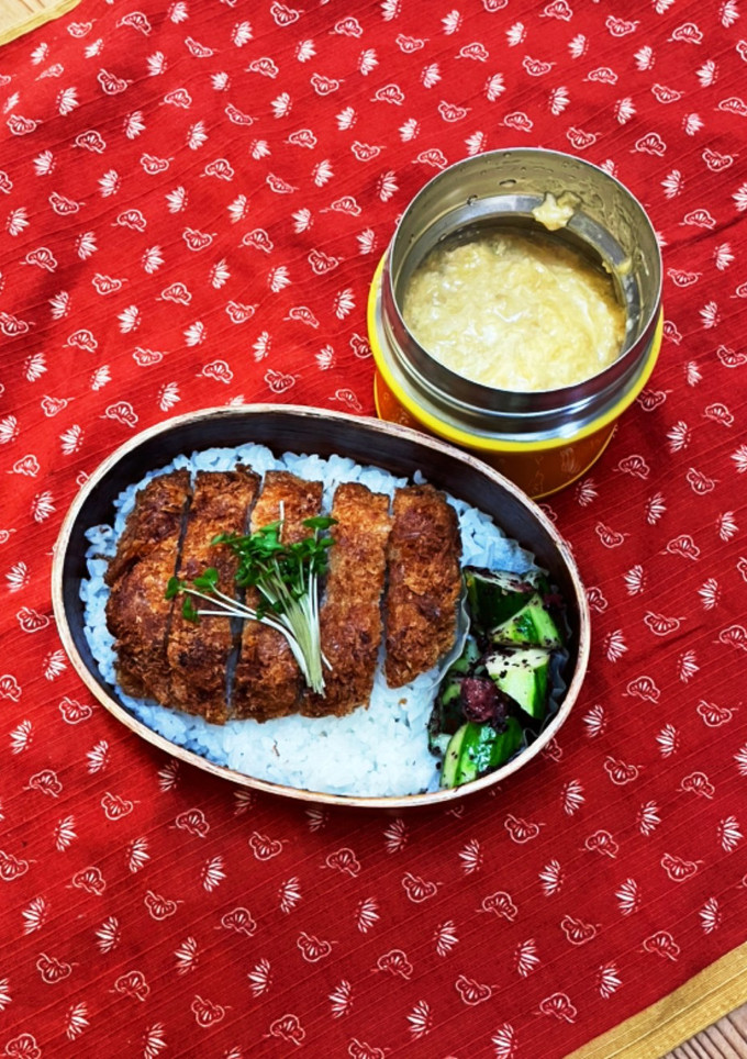 カツ丼弁当〜娘と息子-レシピのメイン写真
