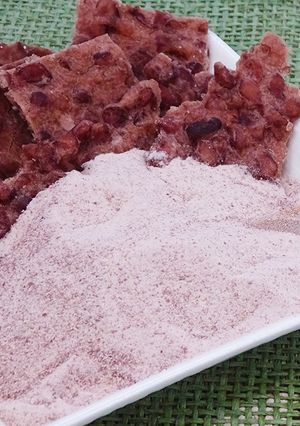乾燥粒あんと粒あんパウダー【さらしあん】-レシピのメイン写真