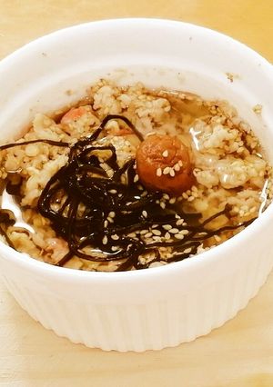 オートミール・塩昆布の出汁茶漬け-レシピのメイン写真