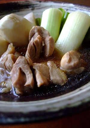 【話題】里芋と長葱と鶏肉のスープ煮-レシピのメイン写真